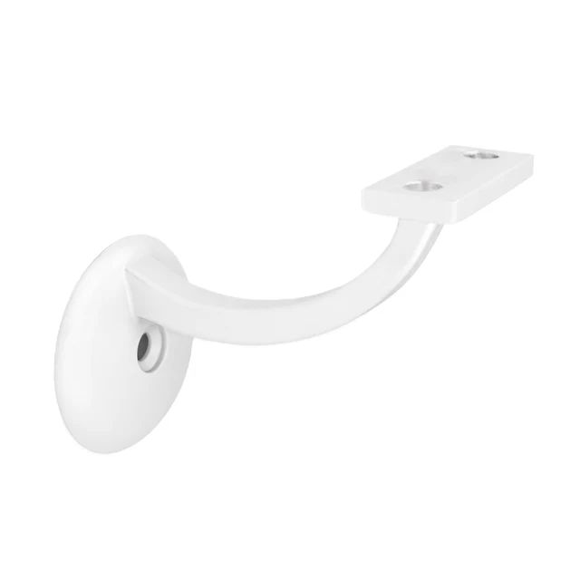 80mm Budget Handrail Bracket (White)