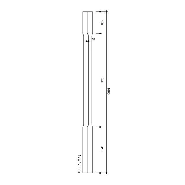 Chamfered Treated Baluster 1000x42sq - Image 3