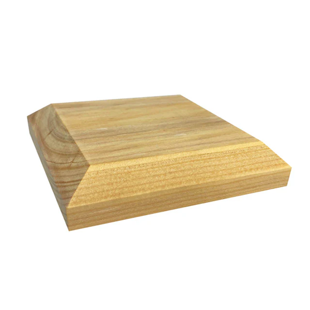 Flat Fence Post Capital for 115sq Post
