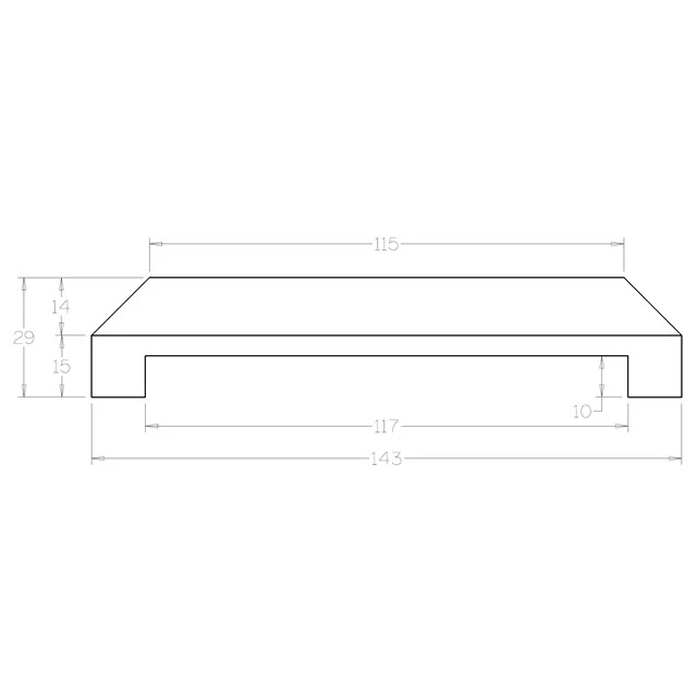 Flat Fence Post Capital for 115sq Post - Image 4