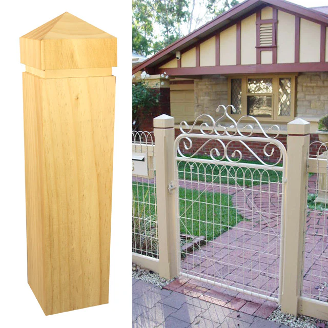Pointed Fence Post Capital for 112sq Post - Image 3