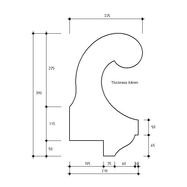 Gooseneck Roof Finials No.1 - Image 3