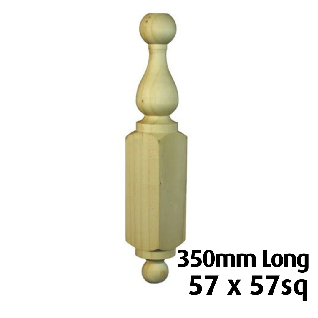 Turned Roof Finials 350x57sq - Image 2