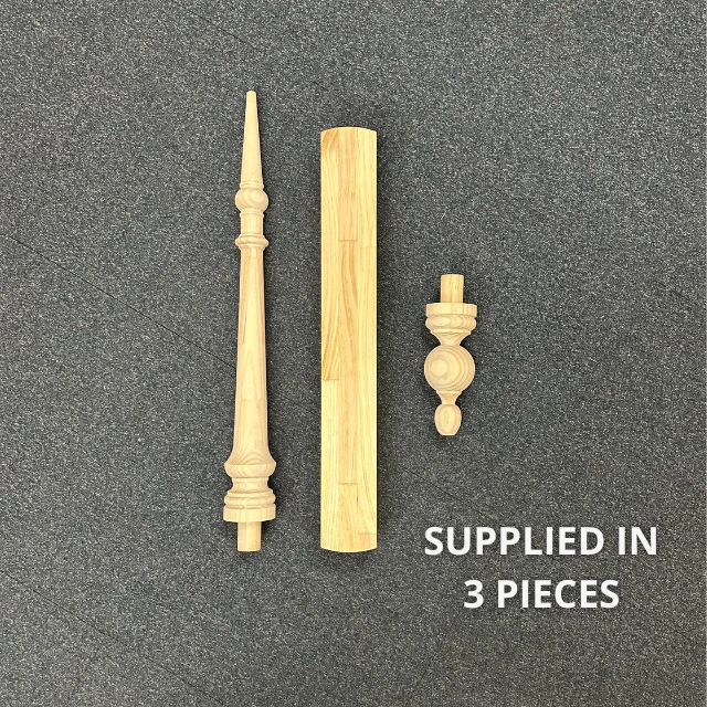 Turned "Edwardian" Roof Finials 1580x90sq - Image 3