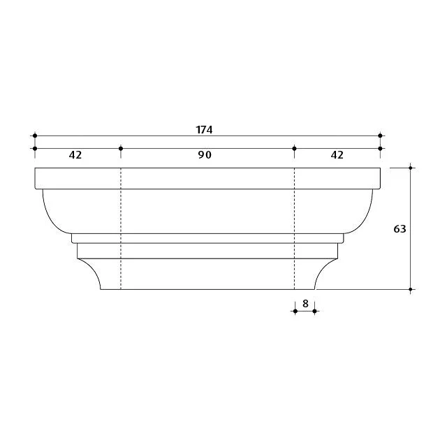 Large Post Capital Moulds for 90x90 Post - Image 4