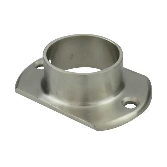 Designer Rail - 43mm diam - Oblong Base Plate (Satin)