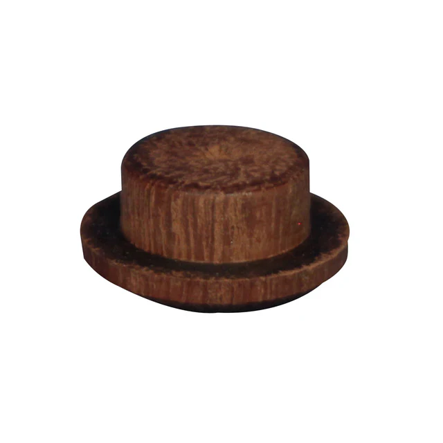 12.7mm (1/2 inch) Timber Cover Buttons (Jarrah) - Image 2