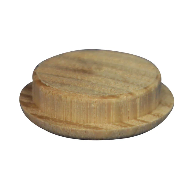 25.4mm (1 inch) Timber Cover Buttons (Vic Ash) - Image 2