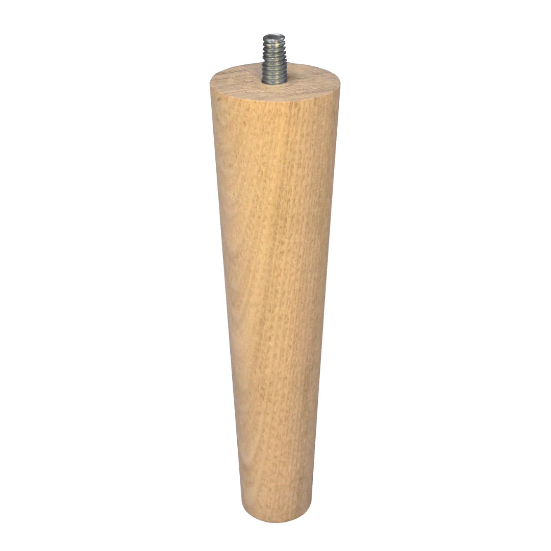 150mm Mid-Century Tapered Leg (Oak)