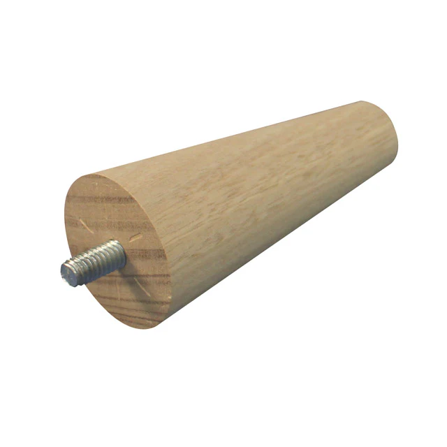 100mm Slim-Line Turned Furniture Legs (Oak) - Image 2