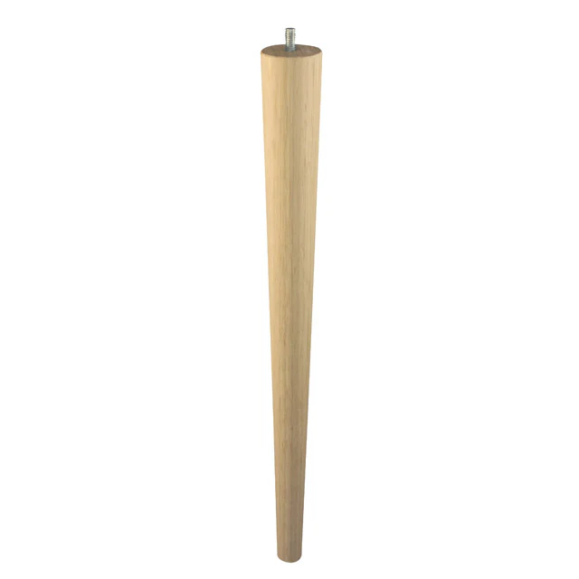 450mm Slim-Line Turned Furniture Legs (Oak)