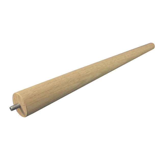 450mm Slim-Line Turned Furniture Legs (Oak) - Image 2