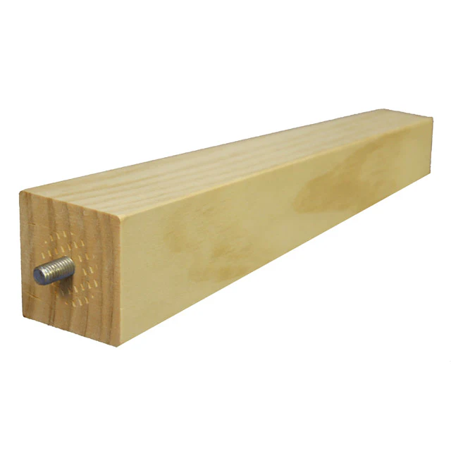 250mm Square-Line Furniture Legs (Pine) - Image 2