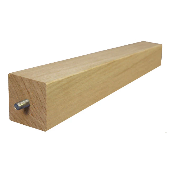 250mm Square-Line Furniture Legs (Oak) - Image 2