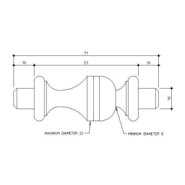 51x21 diameter Timber Gallery Spindles - Image 2