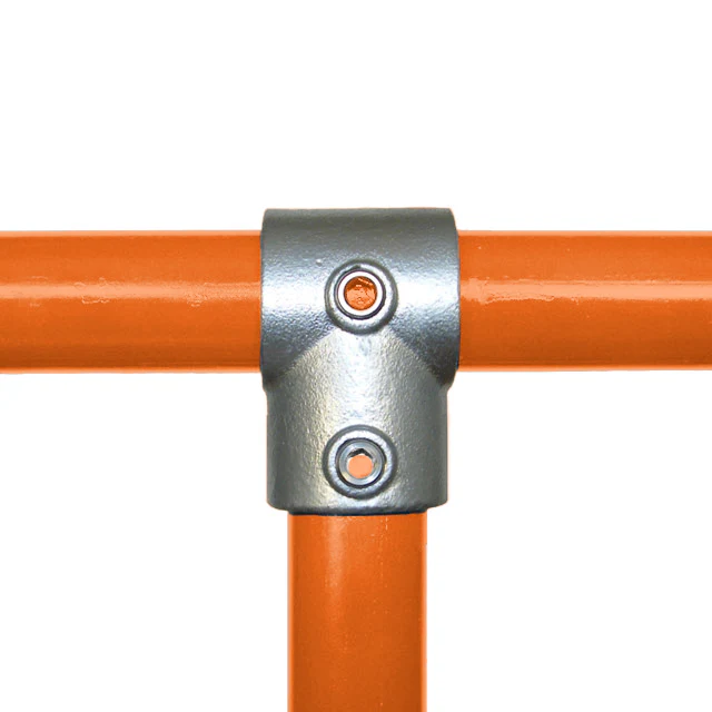 Short T for 60mm Galvanised Pipe