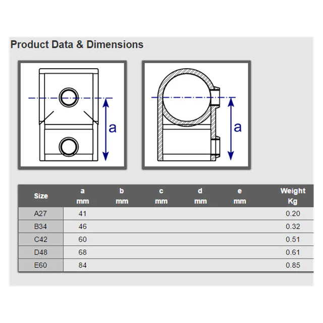 Short T for 60mm Galvanised Pipe - Image 2