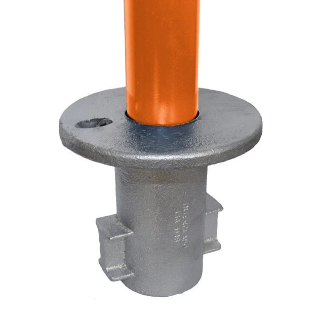 Inground Socket for 34mm Galvanised Pipe