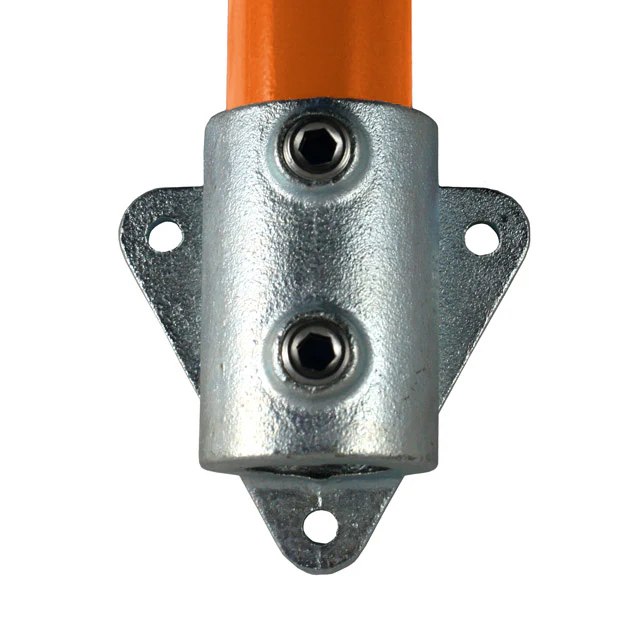 Upright Side Support (Triangle Base) for 34mm Galv Pipe
