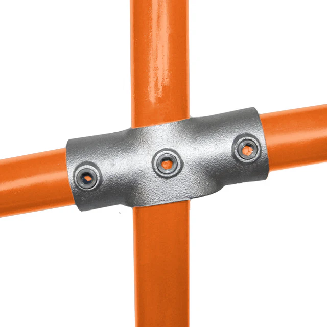 Sloping Cross (0-11 degrees) for 48mm Galvanised Pipe