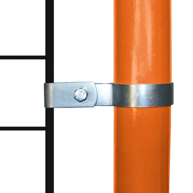 Single Mesh Panel Clip for 60mm Galvanised Pipe