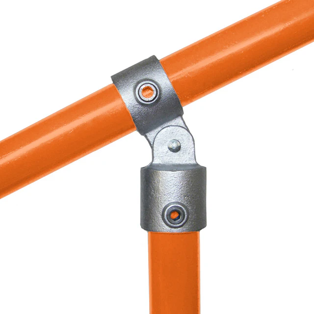 Single Swivel Connector for 27mm Galvanised Pipe