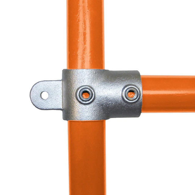 Single Swivel T (Male Fitting) for 48mm Galvanised Pipe