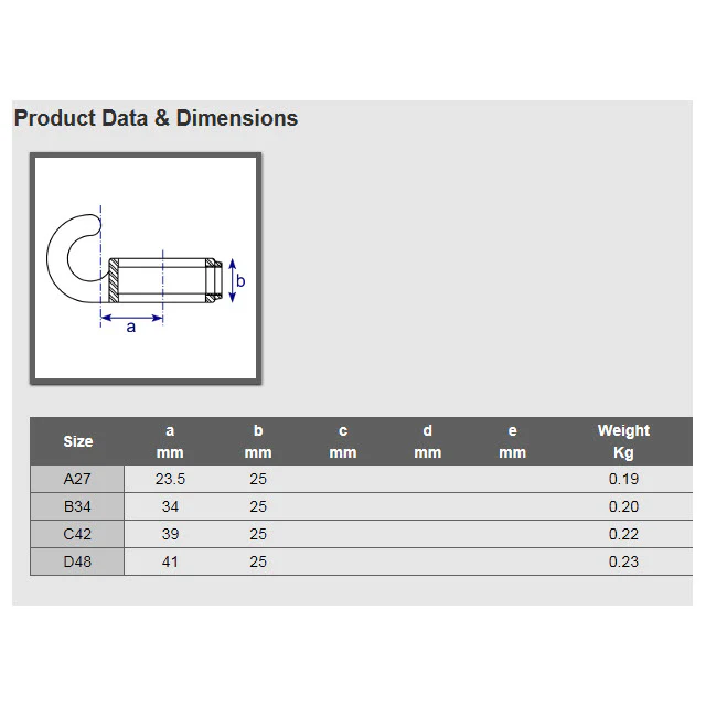Locking Ring With Hook for 48mm Galvanised Pipe - Image 2