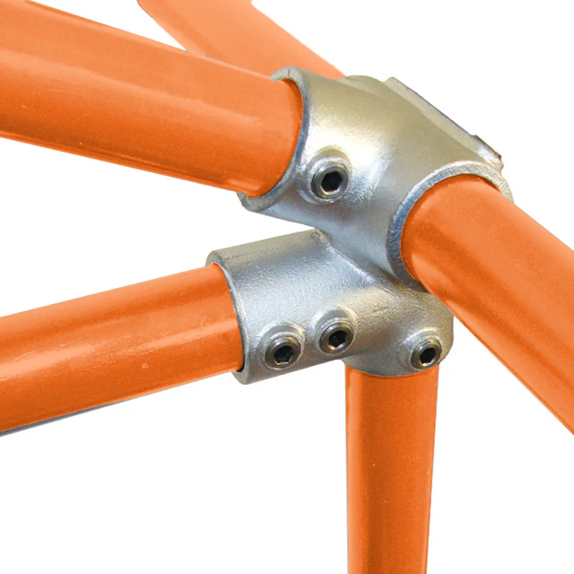 27 degree Eaves Fitting for 48mm Galvanised Pipe