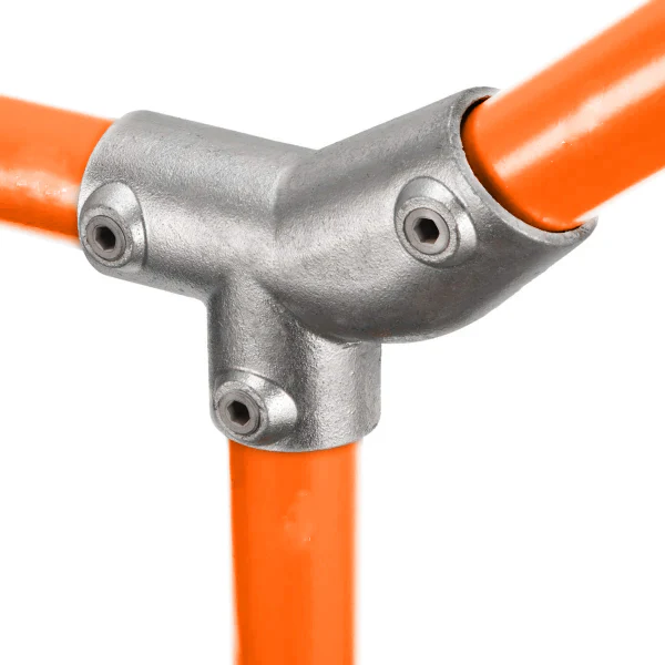 Tee Straight Incline (30-45 degrees) for 48mm Galv Pipe