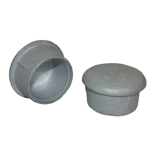Aluminium End Cap for 48mm Galvanised Pipe
