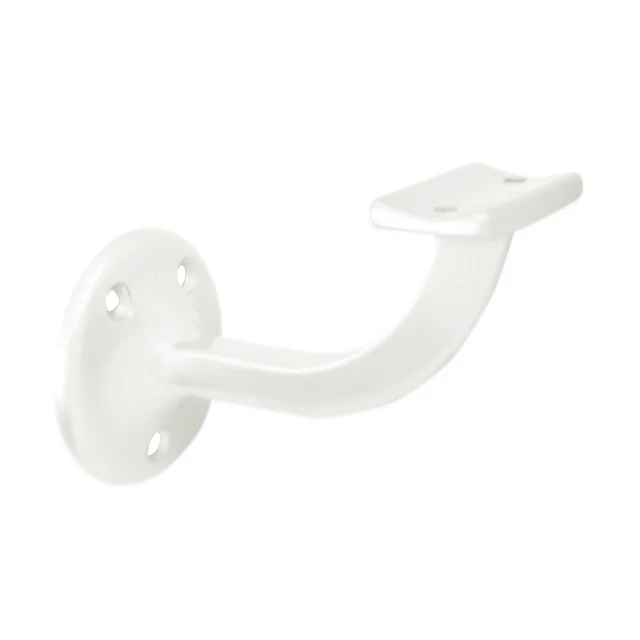 80mm Standard Handrail Brackets (White)