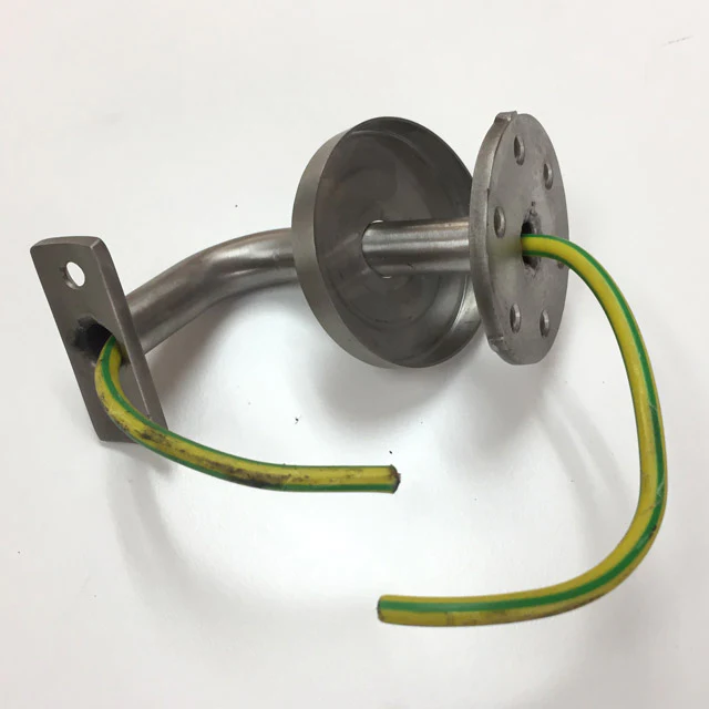 80mm Hollow Handrail Bracket - Curved Cradle (Satin 304) - Image 3