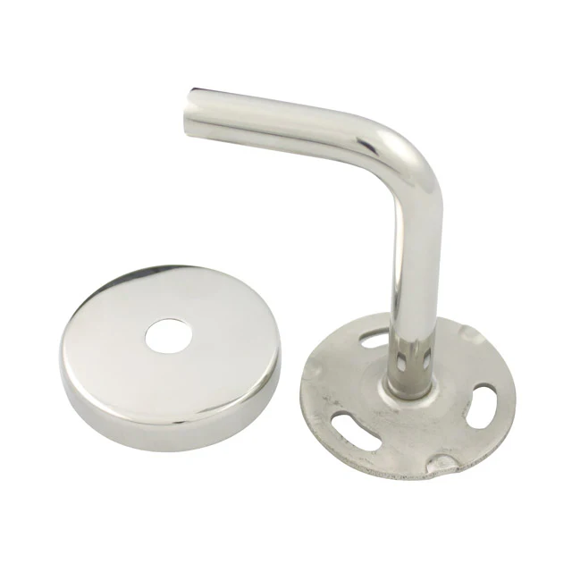 80mm Concealed Handrail Bracket - Flat Cradle (Mirror) - Image 2