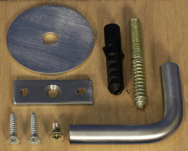 75mm HD Handrail Brackets - Flat Saddle (Satin Finish) - Image 2