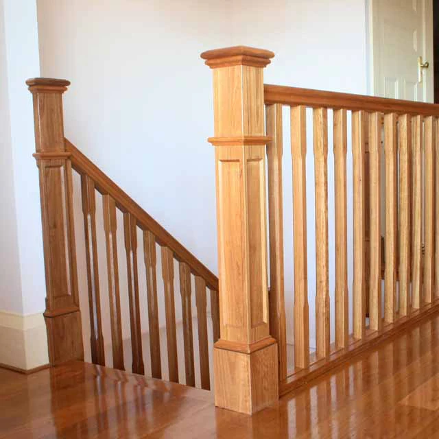 Chamfered Timber Balusters 1000x42sq (American Oak) - Image 3