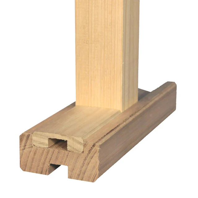 Base Rail with Rebate (American Oak) - Bulk Buy / Random Lengths - Image 3