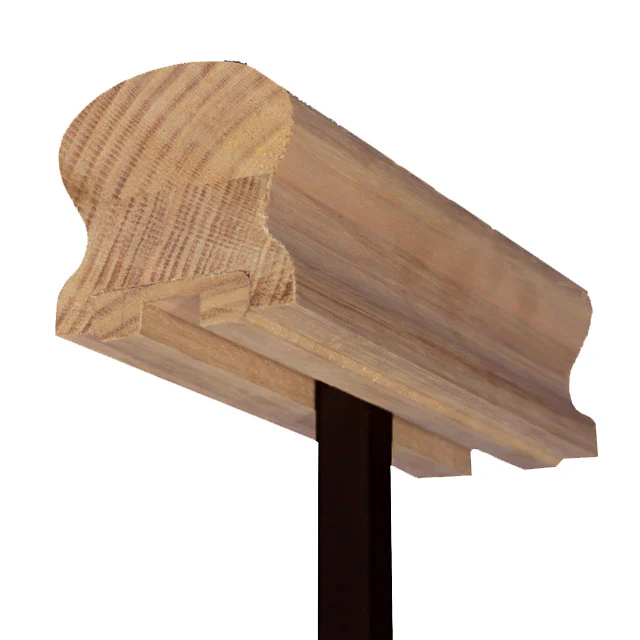 42mm Handrail Infill with Rebate (American Oak) - Image 3