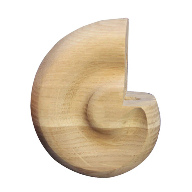 Heritage Handrail - End Scroll (American Oak)