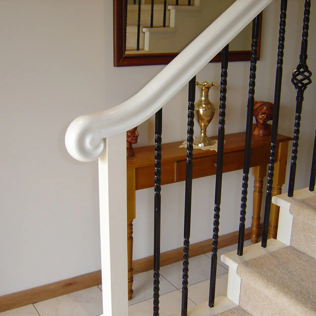 Heritage Handrail - End Scroll (Pine) - Image 3