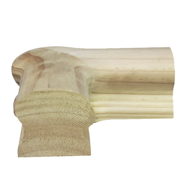 Heritage Handrail - 1/4 Turn with Post Cap (American Oak)