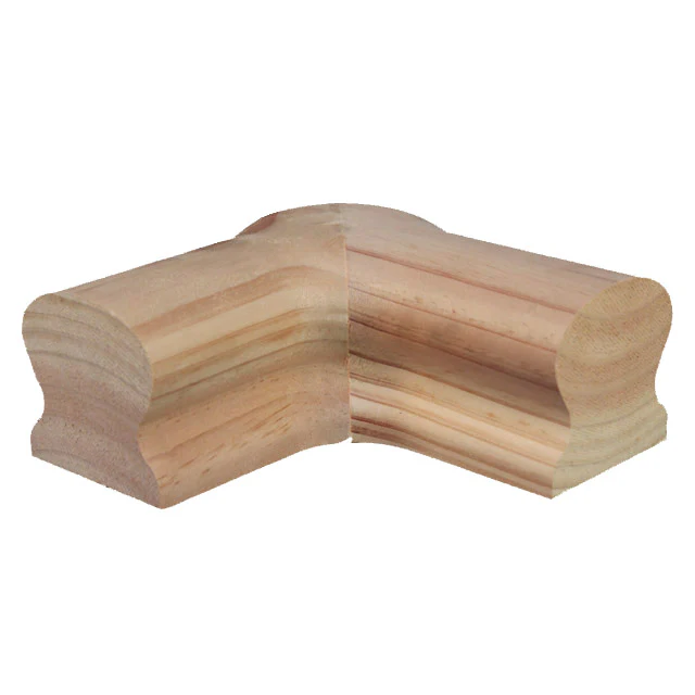 Heritage Handrail - 1/4 Turn with Post Cap (Vic Ash) - Image 2