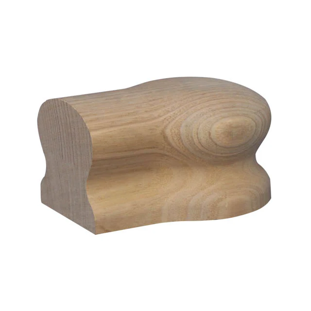 Heritage Handrail - Small Opening Post Cap (American Oak)