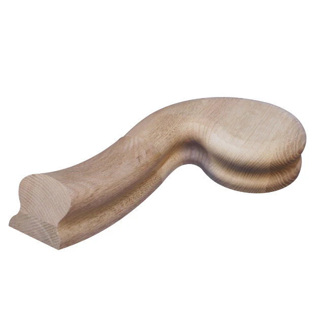Heritage Handrail - Left Volute (Vic Ash) - Image 4