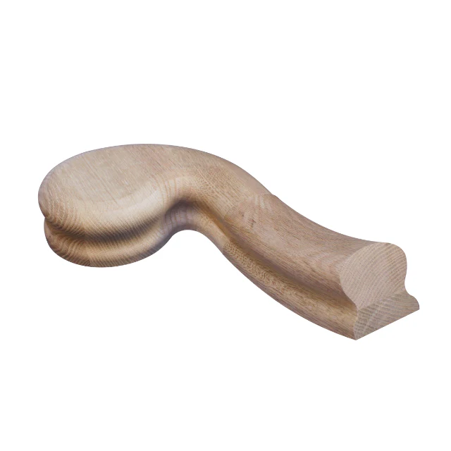 Heritage Handrail - Right Volute (Vic Ash) - Image 4