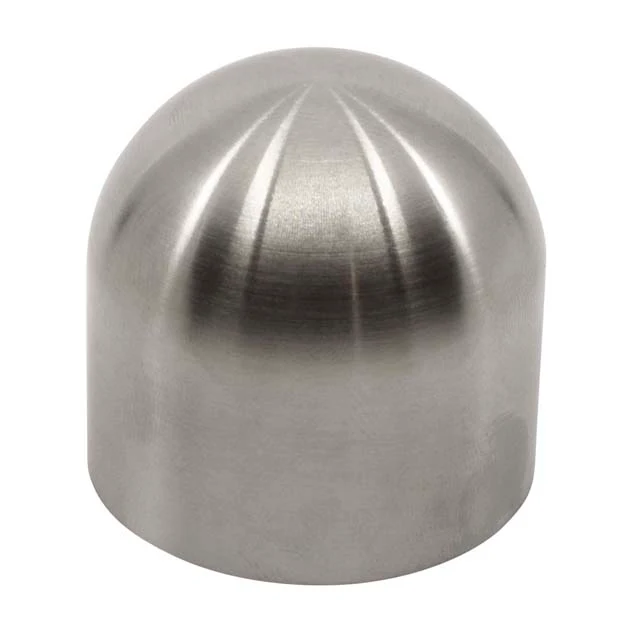 Designer Rail - 43mm diam - Domed End Cap (Satin)