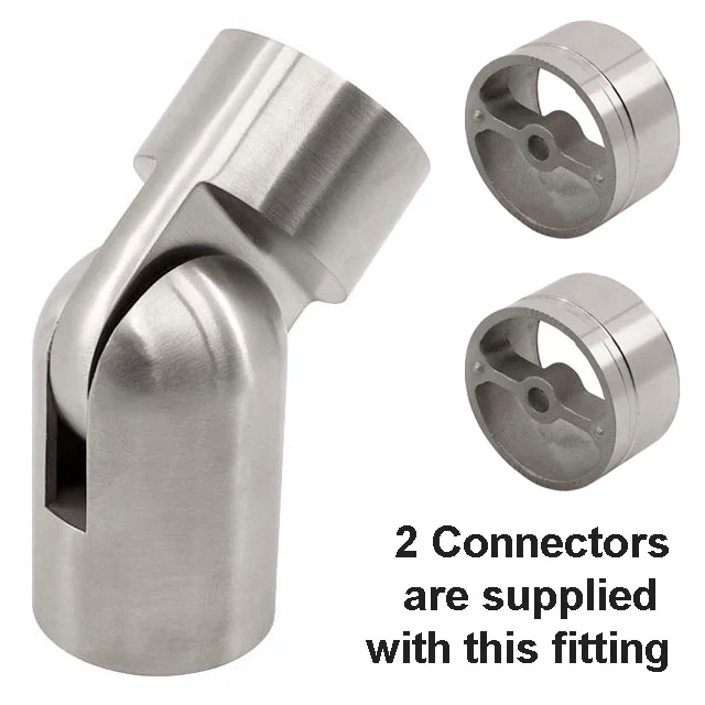 Designer Rail - 43mm diam - Adjustable Bend (Satin) - Image 2