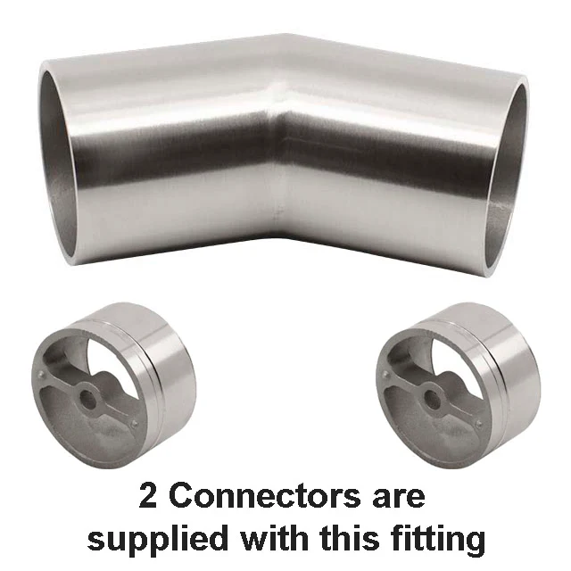 Designer Rail - 43mm diam - 35 deg Bend (Satin) - Image 2