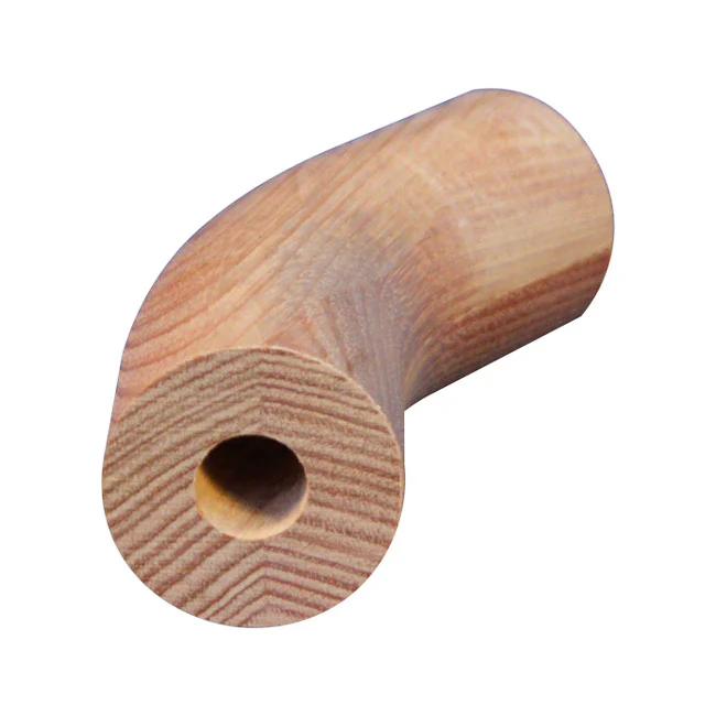 Designer Rail - 43mm diam - 37 deg Bend (Vic Ash)