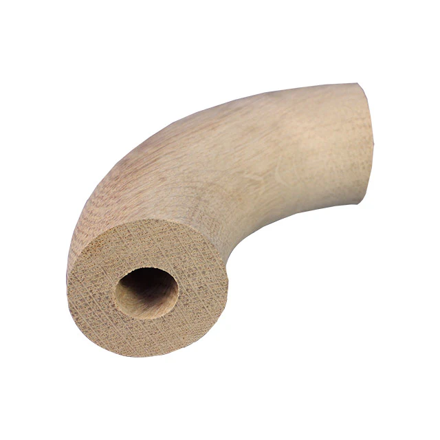 Designer Rail - 43mm diam - 90 deg Bend (American Oak)